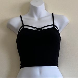 Unbranded Cross Bralette Tank Top